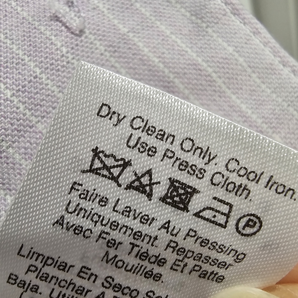 NWT DKNY Purple‎ Lavender Striped Blazer size 2 - Picture 7 of 8